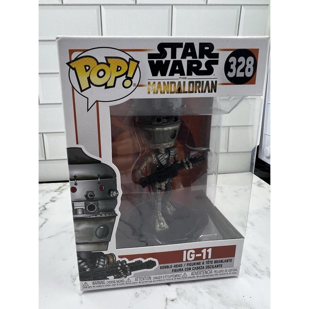 2019 IG-11 Robot Droid Funko POP Star Wars Mandalorian 328 BobbleHead Toy Figure